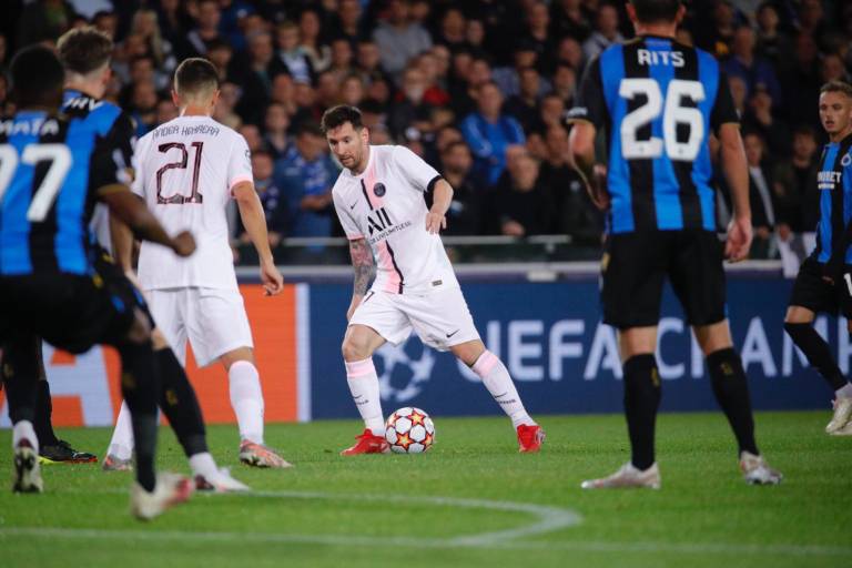 El PSG de Messi, Neymar y Mbappé no puede con el Brujas y consigue insípido empate
