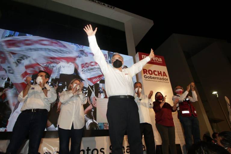 Rocha Moya propone atacar la corrupción en el arranque de su campaña por la gubernatura