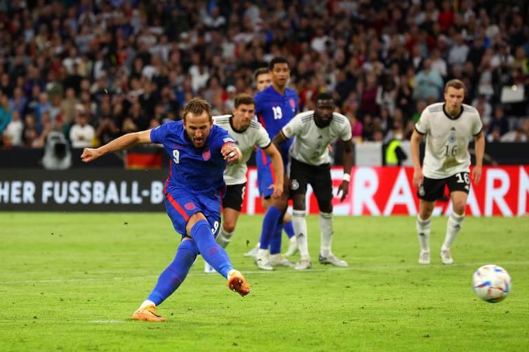 Inglaterra rescató un punto sobre la hora en su visita a Alemania, en la Liga de Naciones
