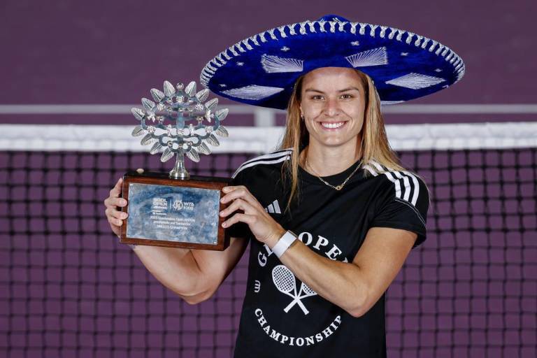 Maria Sakkari sube al sexto lugar en la WTA tras su título en el Abierto de Guadalajara