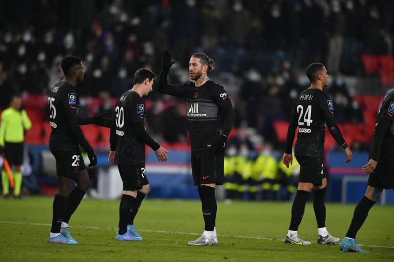 Messi regresa y Ramos anota en goleada del PSG al Reims