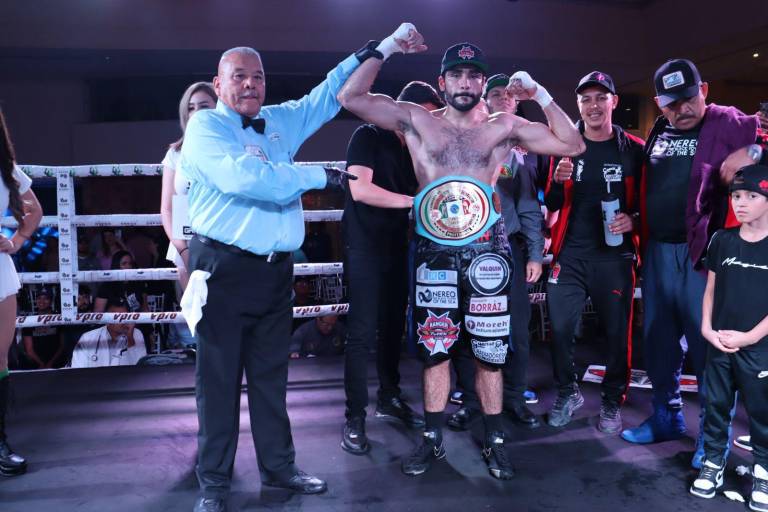 Culichi Rafael Ortiz noquea a Elliot Cano y conquista campeonato nacional Medio