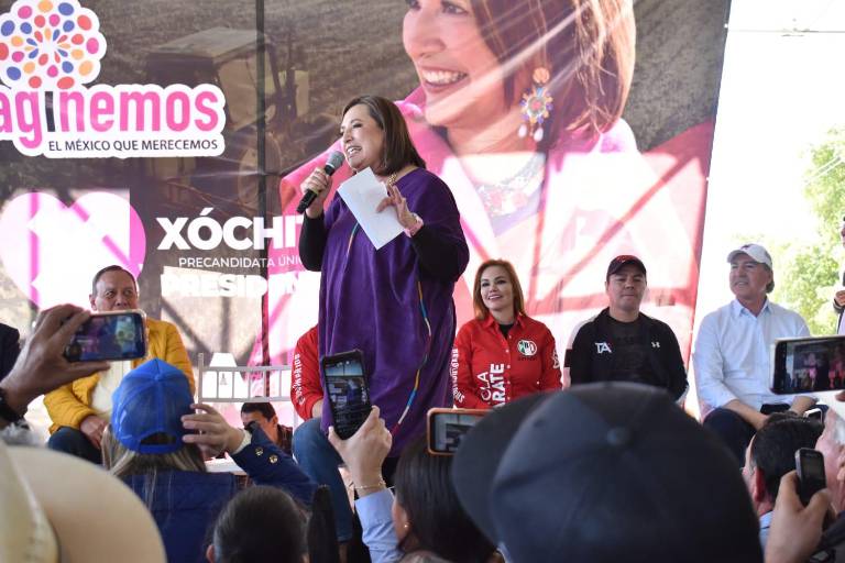 ‘A mí el Señor de Palacio Nacional no me da miedo’, afirma Xóchitl Gálvez desde Ahome