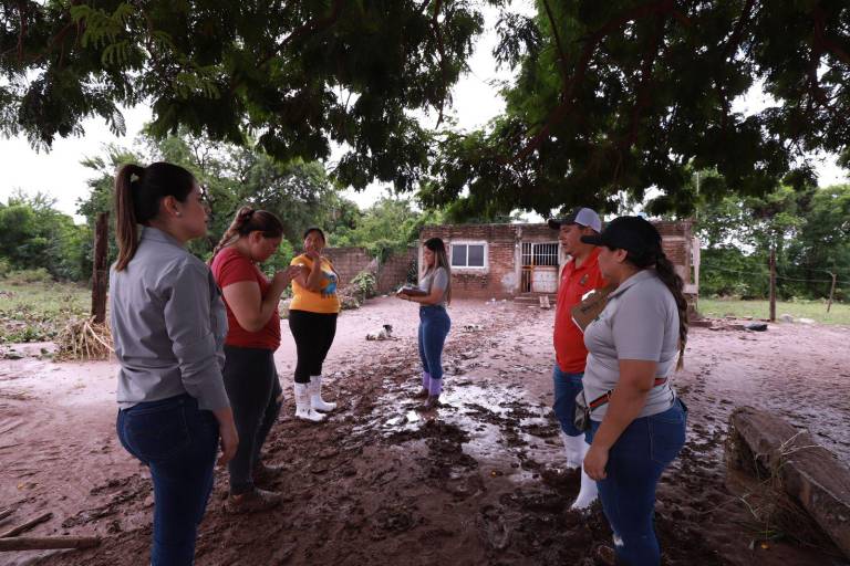 Arranca DIF censo de afectaciones en comunidades de Culiacán