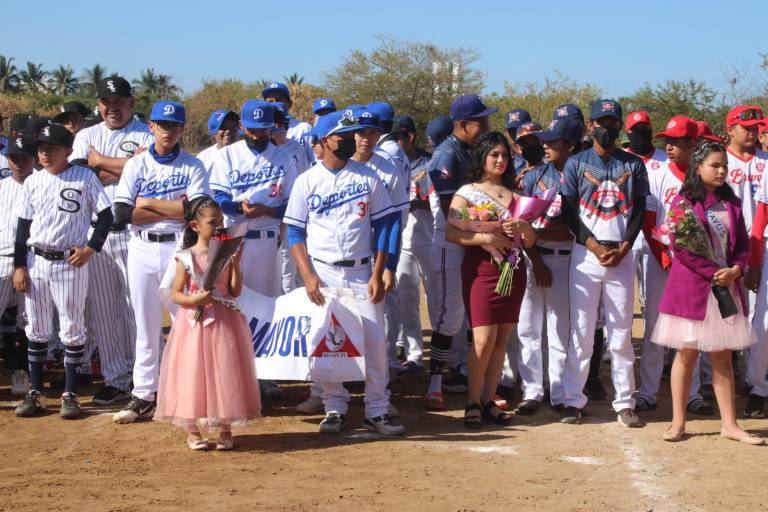Inauguran la edición 42 de la Liga de Beisbol Infantil y Juvenil Quintero Castañeda
