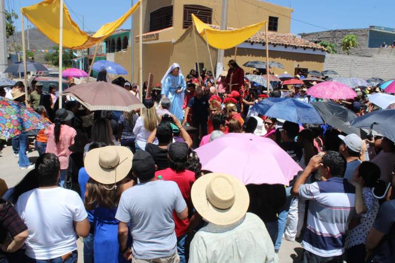 Síndico de Matatán reporta incremento en la afluencia de visitantes por Viacrucis