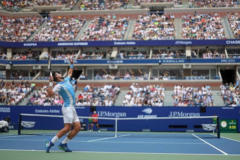 Novak Djokovic hunde una vez más a Taylor Fritz y ya está en las semifinales del US Open