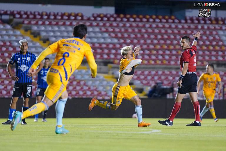 Soteldo es el protagonista de la victoria de Tigres ante Querétaro