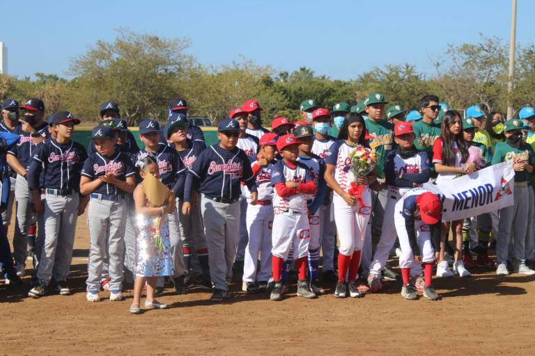 Inauguran la edición 42 de la Liga de Beisbol Infantil y Juvenil Quintero Castañeda
