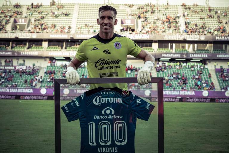 Nicolás Vikonis, de Mazatlán FC, llegó a 100 juegos disputados en México