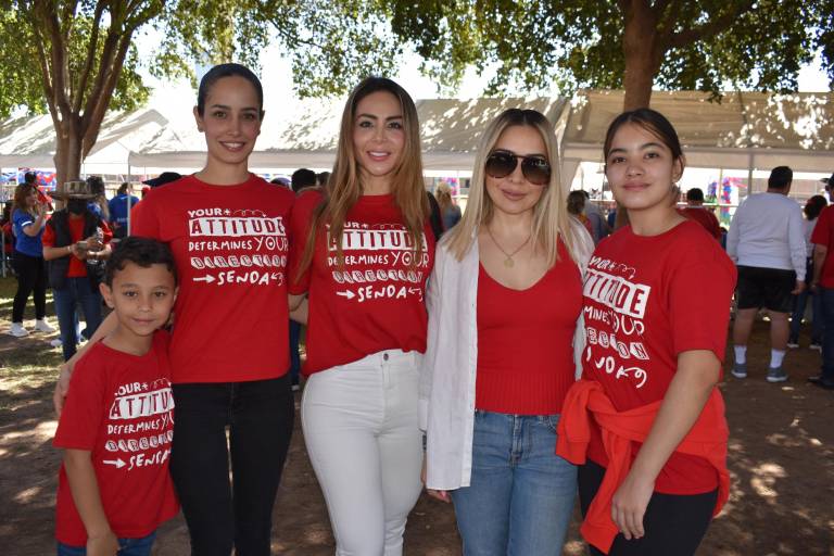 Compiten rojos y azules en convivencia en el Instituto Senda