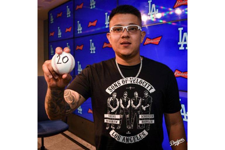 ‘Es una temporada de ensueño’: Julio Urías tras lograr su victoria 20 en la temporada