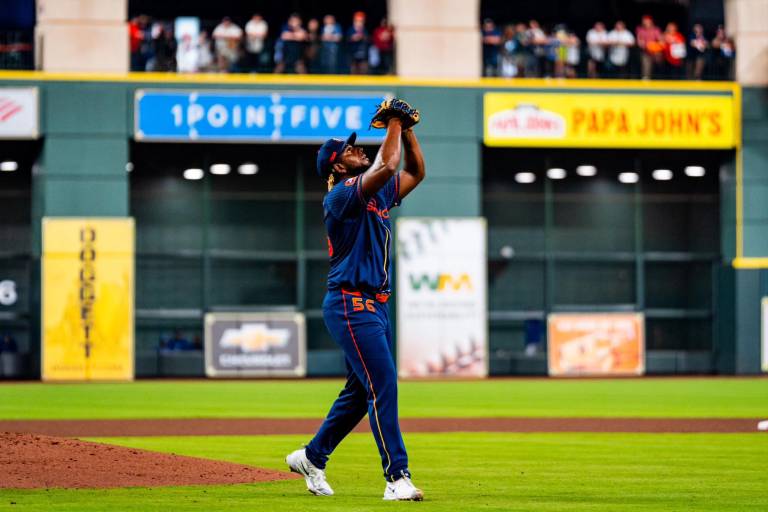 En su octava apertura en MLB, Ronel Blanco lanza no-hitter por los Astros