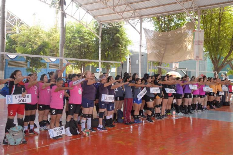 Inauguran Liga Culiacán de Voleibol Femenil