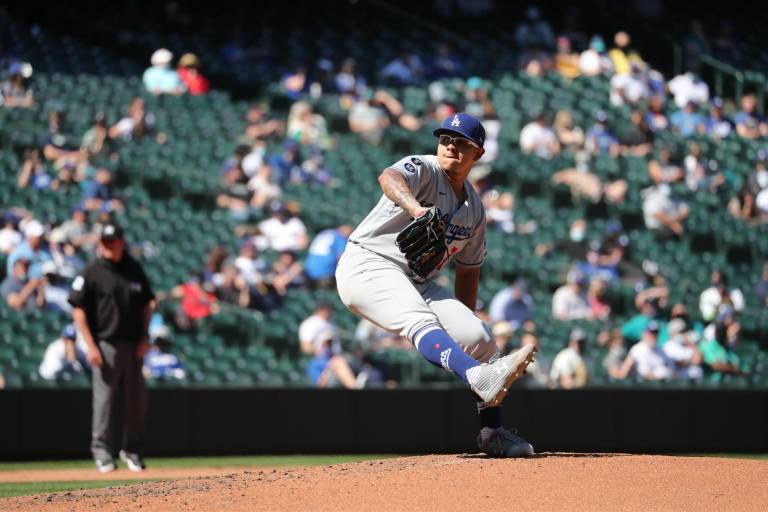 Sinaloense Julio Urías deja en blanco a los Marineros de Seattle
