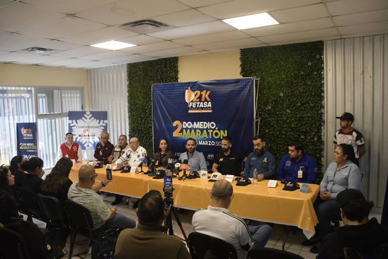 Reportan lleno total en el Medio Maratón Fetasa 2025