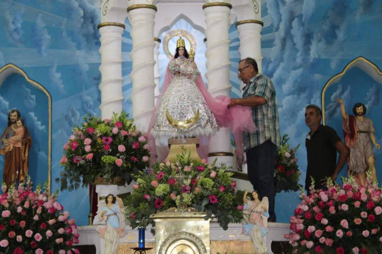 Cacalotán celebra a su patrona la Virgen de Loreto