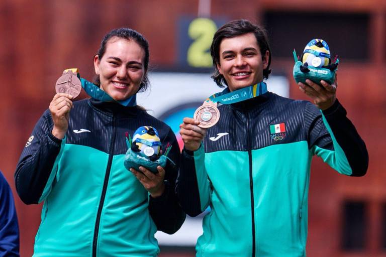 México logra oro, plata y bronce en el cierre del tiro con arco de Santiago 2023