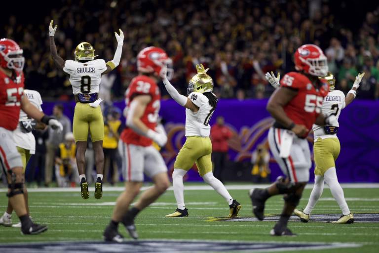 Notre Dame se impone a Georgia en el Sugar Bowl
