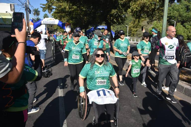 Por la inclusión de la discapacidad recorren ‘5K a tu manera’ en Culiacán