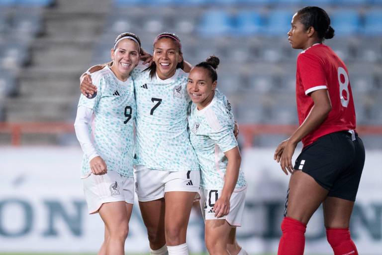 El Tri femenil se destapó con goleada sobre Trinidad y Tobago