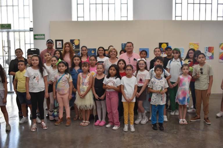 Exploran pequeños su creatividad en el arte