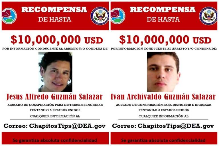 DEA duplica recompensa por ‘El Alfredillo’, hijo de ‘El Chapo’