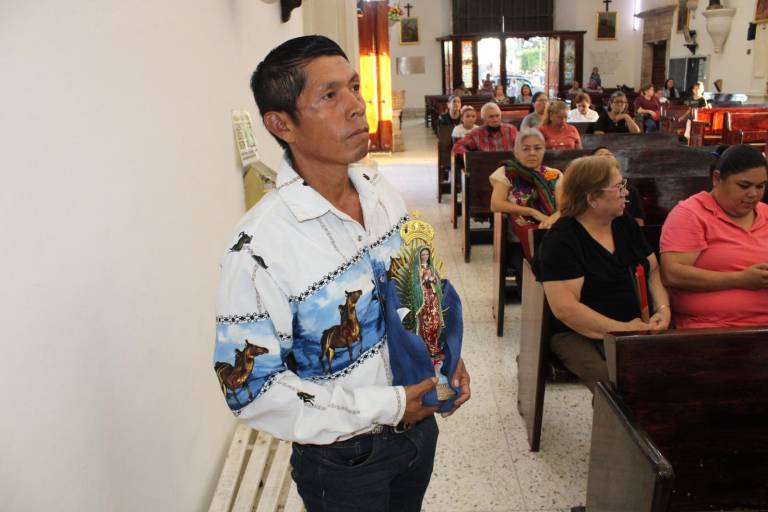 Higinio cumple el sueño de tener en su hogar un ‘altarcito’ a la Virgen de Guadalupe