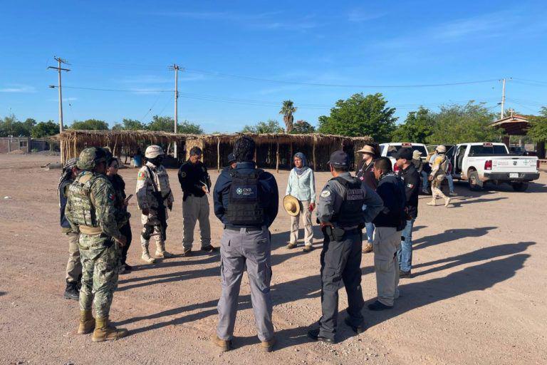 $!Búsqueda oficial de los yaquis desaparecidos, coordinada por la Comisión Nacional de Búsqueda (CNB), en la que participaron diversas corporaciones de seguridad.