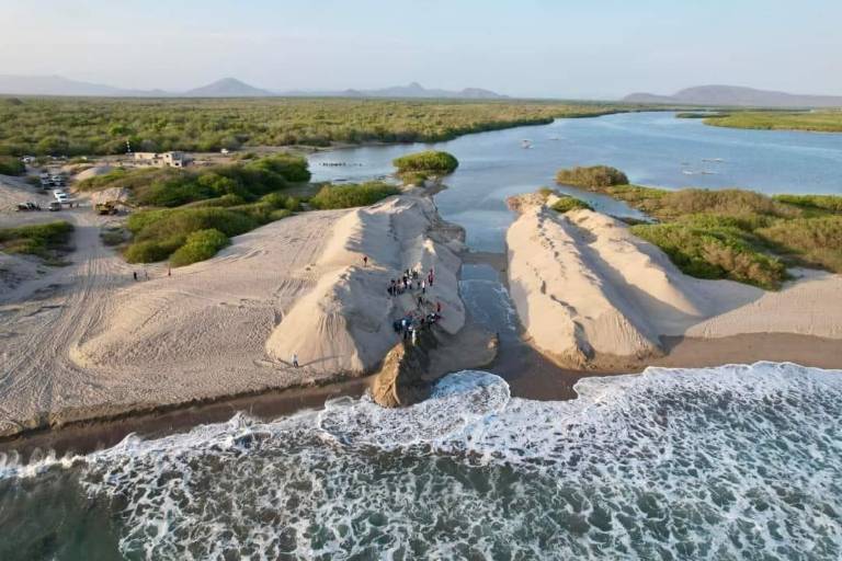 Autoridades abanderan apertura de bocas en el Huizache-Caimanero