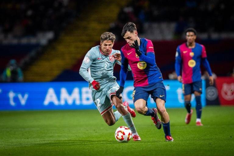 Atlético empata 4-4 ante el Barcelona en la ida de semifinales de Copa