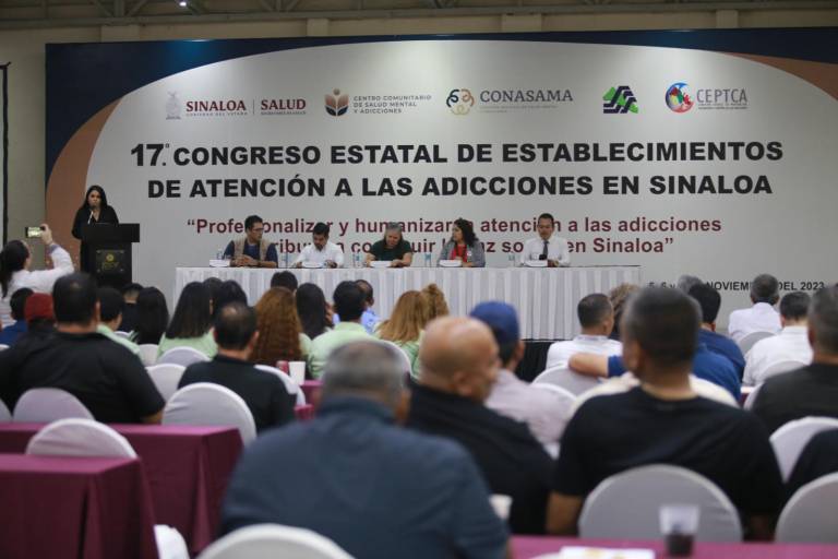Inauguran el Congreso Estatal de Establecimientos de Atención a las Adicciones en Sinaloa