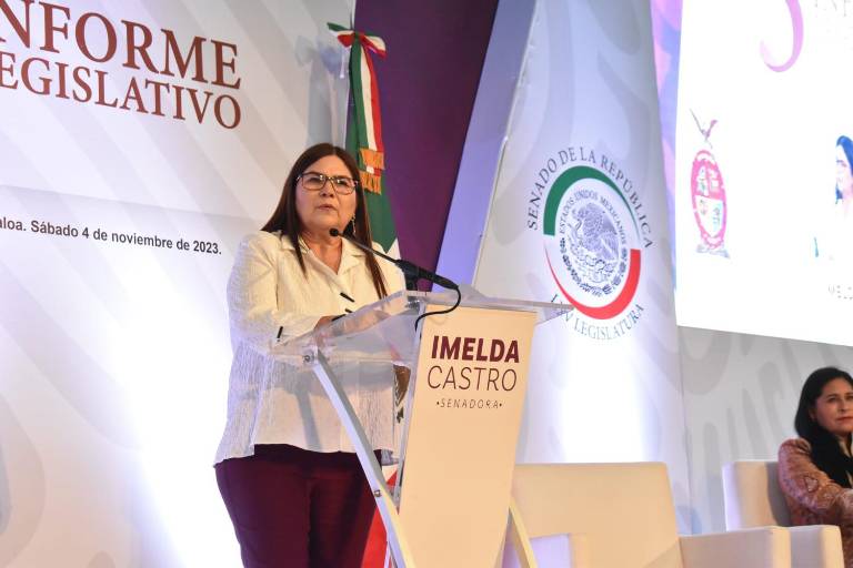 Imelda Castro destaca en quinto informe reducción de edad necesaria para ocupar cargos públicos