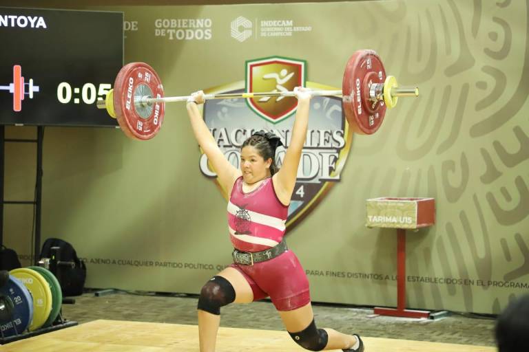 Levanta Sinaloa 10 medallas en pesas en Nacionales Conade