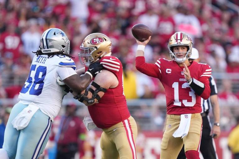 Los 49ers le propinan paliza a los Cowboys