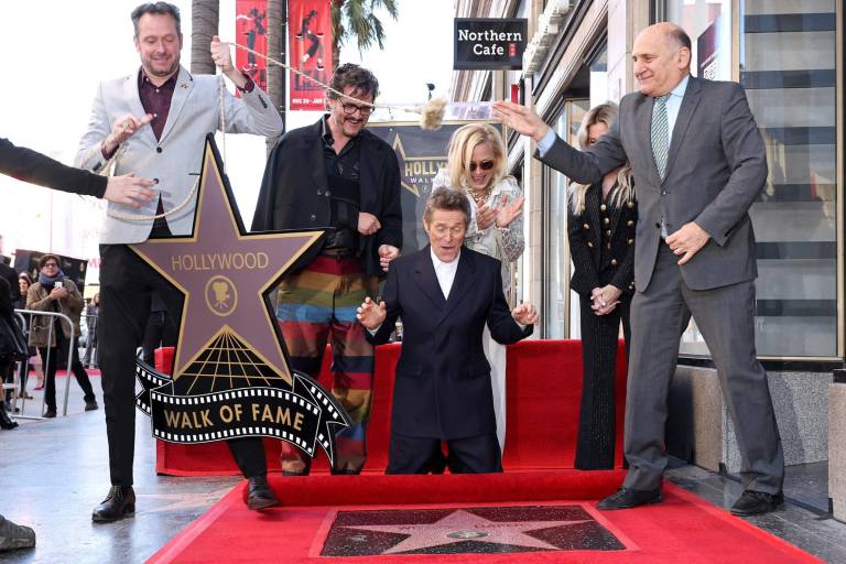 Recibe Willem Dafoe su estrella en el Paseo de la Fama