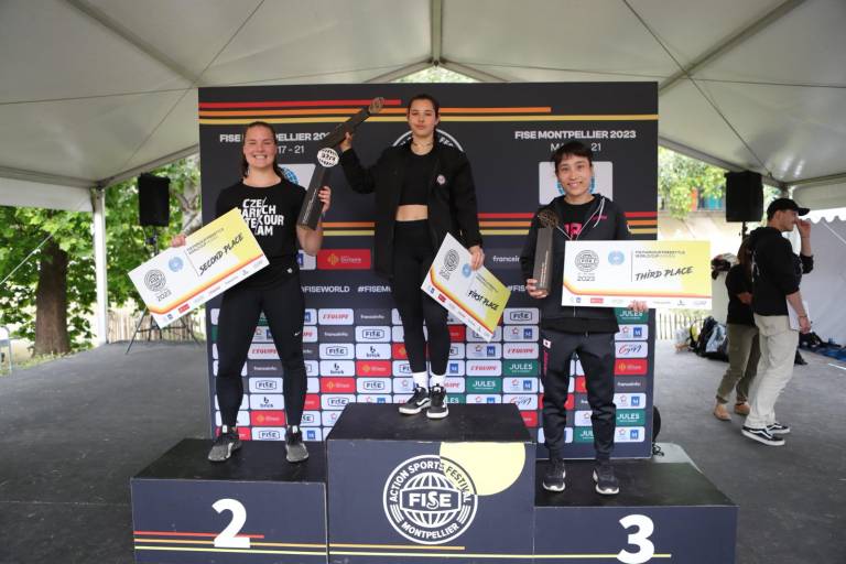 Ella Bucio da oro a México en Mundial de Parkour