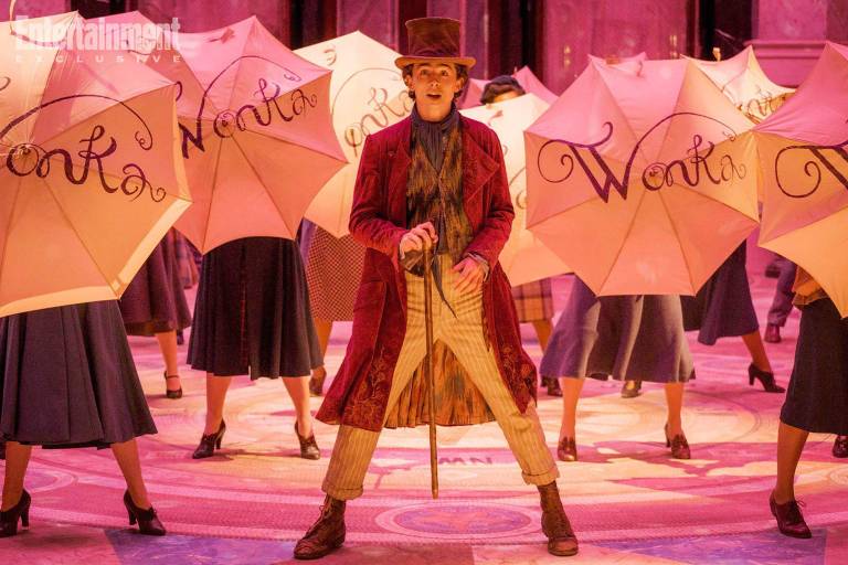 Revelan primeras imágenes de Timothée Chalamet como ‘Willy Wonka’