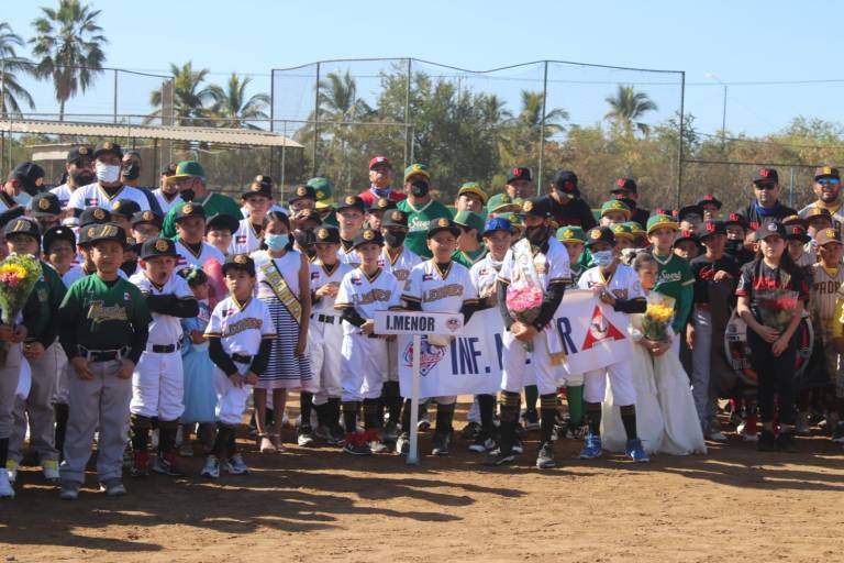 Inauguran la edición 42 de la Liga de Beisbol Infantil y Juvenil Quintero Castañeda