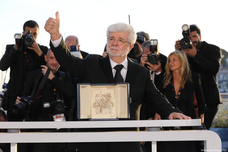Recibe George Lucas la Palma de Oro de Honor en Cannes