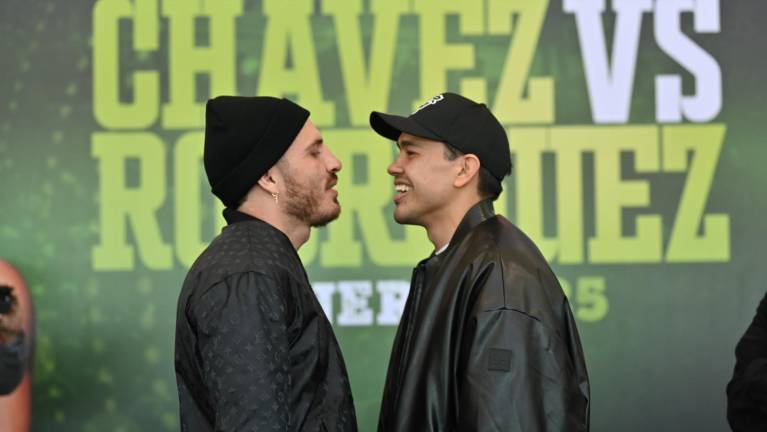 Omar Chávez y Misael Rodríguez se enfrentan este sábado.