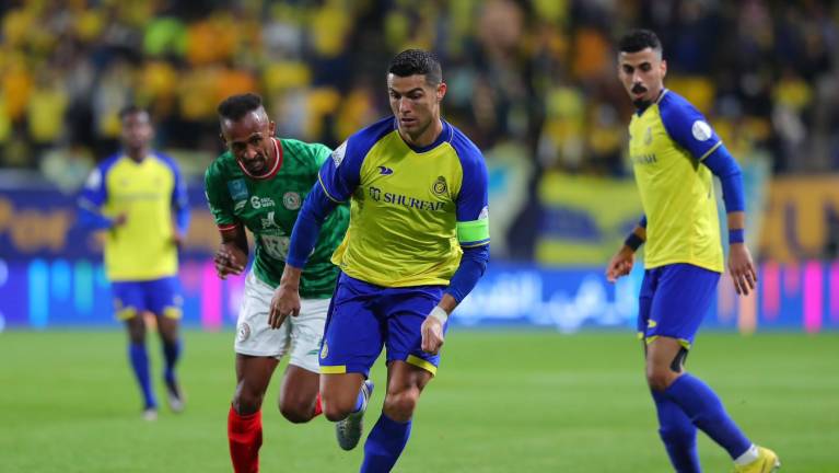 Cristiano Ronaldo fue titular y capitán del Al Nassr.