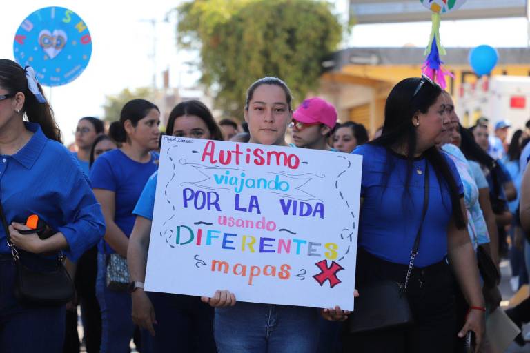 Marchan en Elota por el Día Mundial de la Concienciación sobre el Autismo