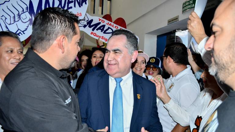 El Rector titular de la UAS, Jesús Madueña Molna, durante un evento en la Torre Académica en Culiacán.