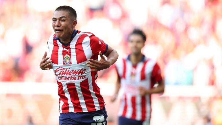 Yael Padilla marca su segundo gol del torneo.