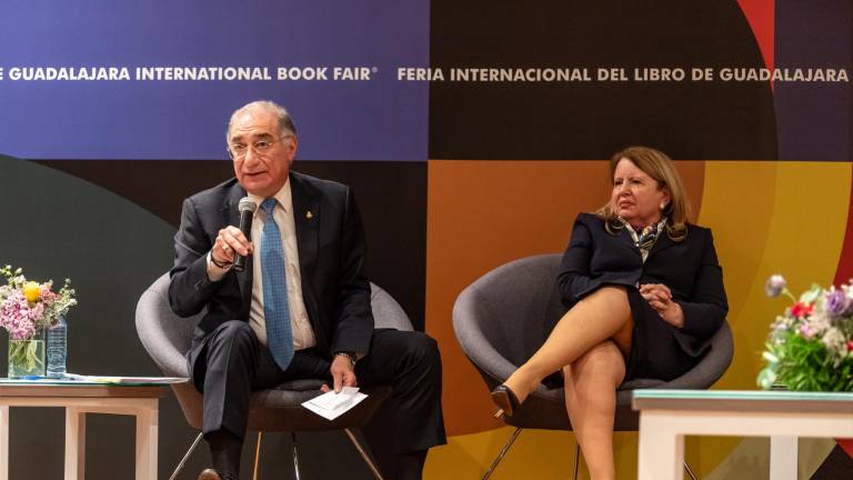Seminario de la Suprema Corte de Justicia de la Nación en la Feria Internacional del Libro de Guadalajara, donde estuvieron presentes la consejera Edna Jaime, las ministras Loretta Ortíz Ahlf y Margarita Ríos Farjat, así como el ministro Alberto Pérez Dayán, moderado por Carmen Aristegui y Javier Solórzano.