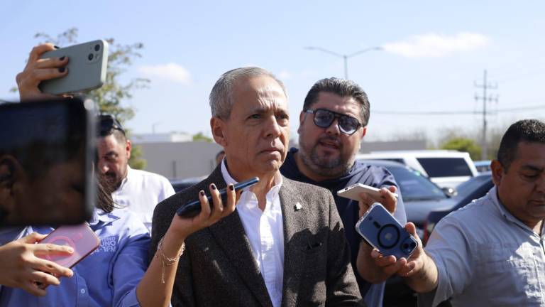Gerardo Vargas Landeros a su llegada al juzgado en la audiencia del miércoles en Culiacán.