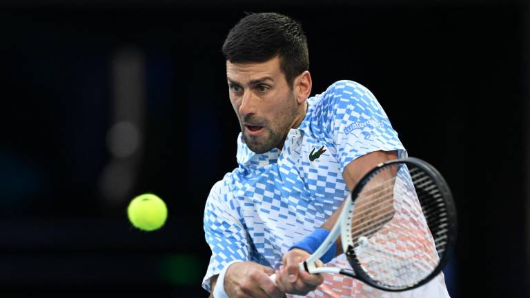 Novak Djokovic necesitó poco más de dos horas para superar a Alex De Miñaur.