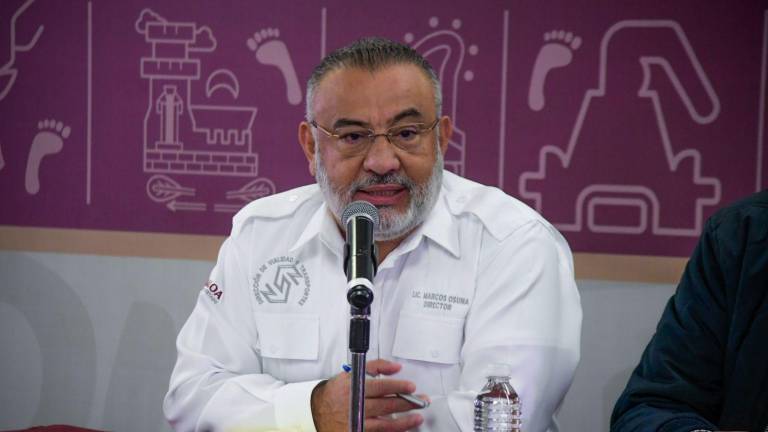 Marco Antonio Osuna Moreno, director de Vialidad y Transporte del Gobierno de Sinaloa.