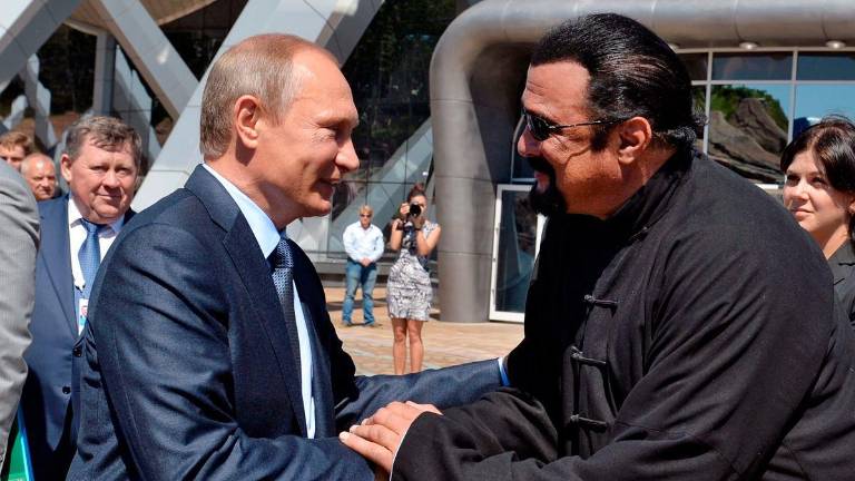 Vladimir Putin y Steven Seagal